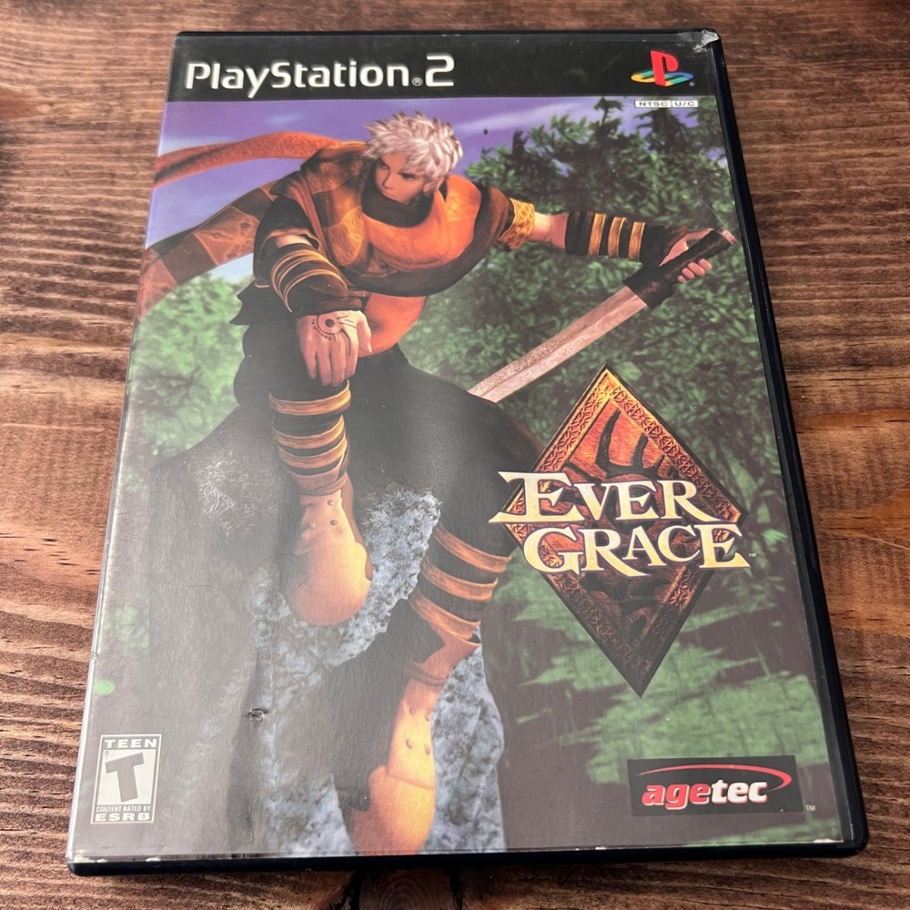 Ever Grace Sony PlayStation 2 PS2 Action RPG FromSoftware Agetec CIB SLUS-20016
